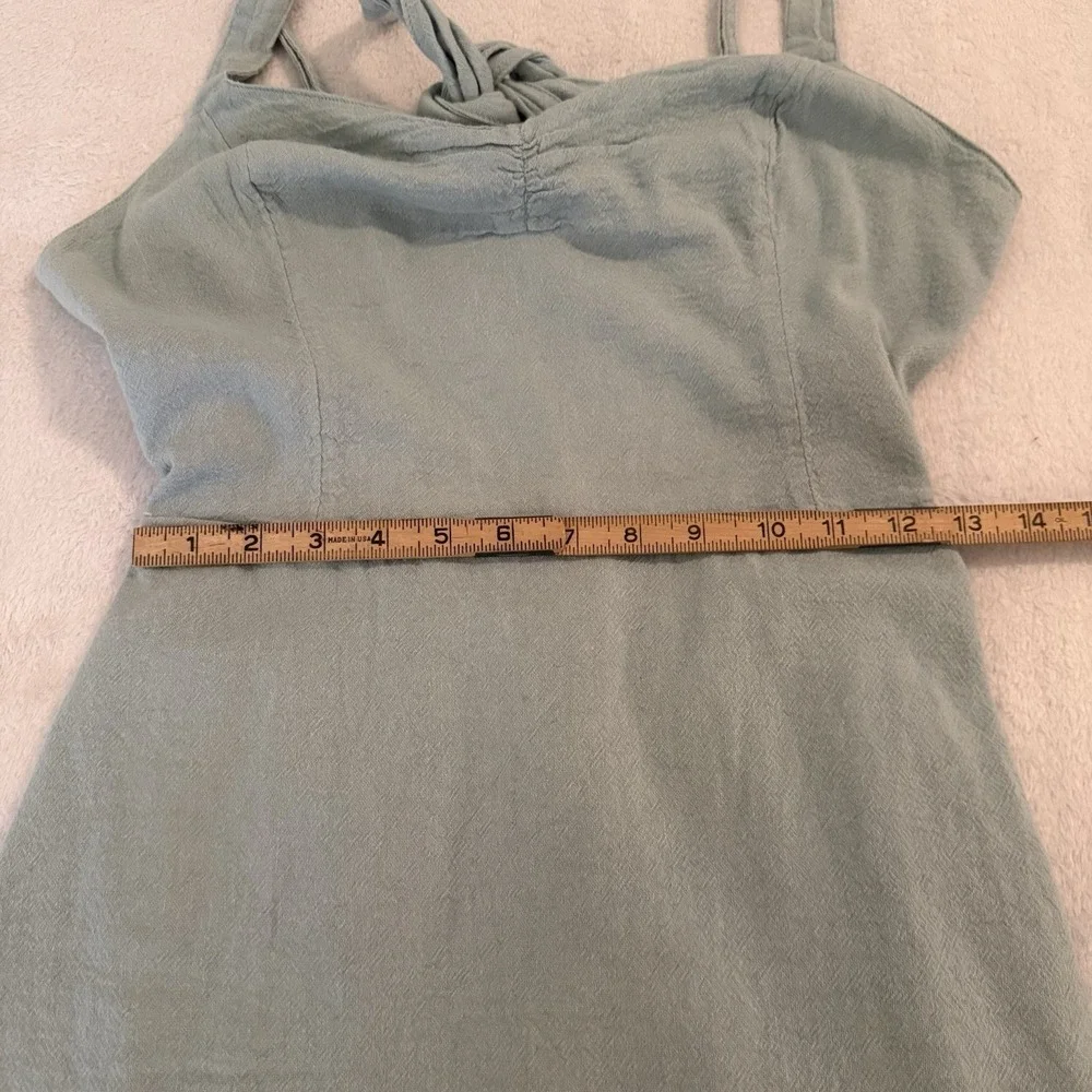 Hollister Light Blue Sleeveless Mini Sundress Size Large‎ Vacation Casual